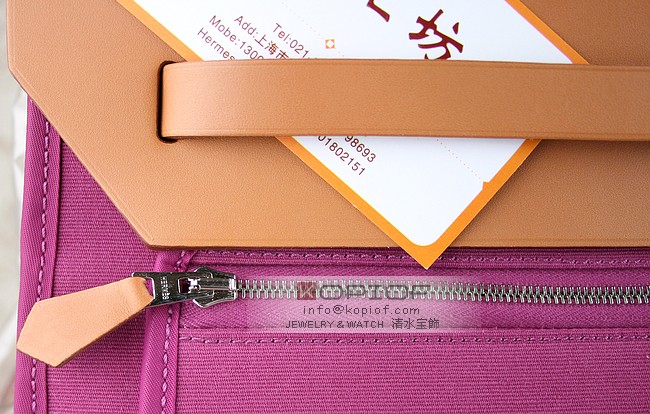 エルメスコピーエールバッグアド キャンバス　アイリスシルバー金具